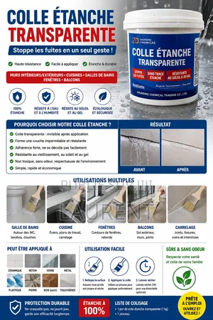 Colle d'Étanchéité Transparente