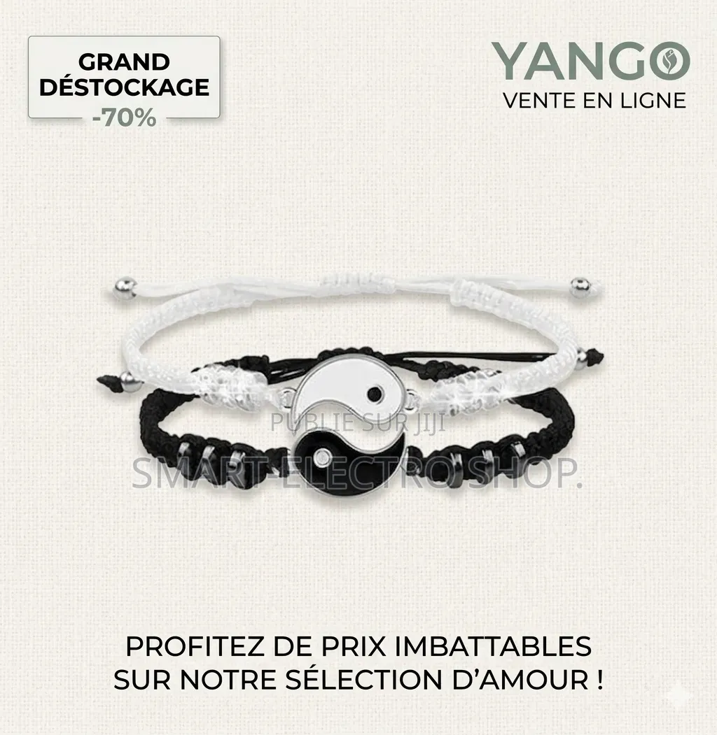 2 Bracelets Ying Yang