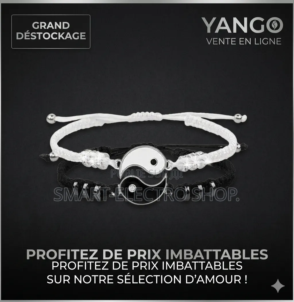 2 Bracelets Ying Yang