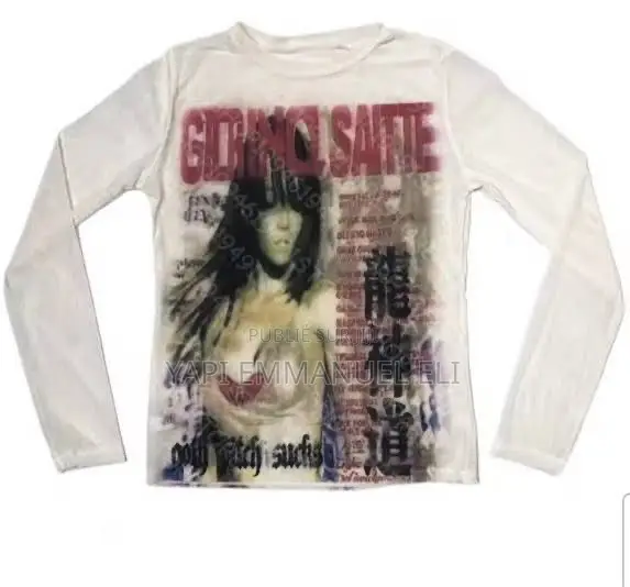 T-Shirt À Manches Longues Pour Femmes, Punk, Esthétique, Vintage, Y2K,