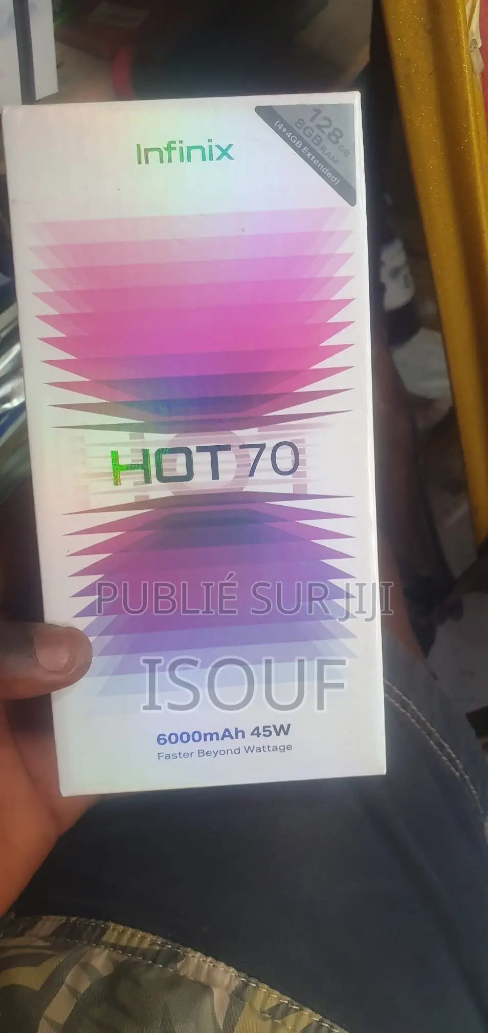 Nouveau Infinix Hot 70 256 GB Gris