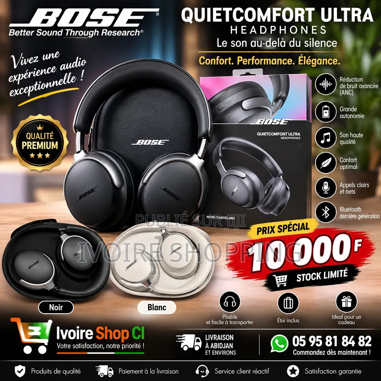 Bose Qc55 Casque Sans Filbose Qc55 Casque Sans Fil