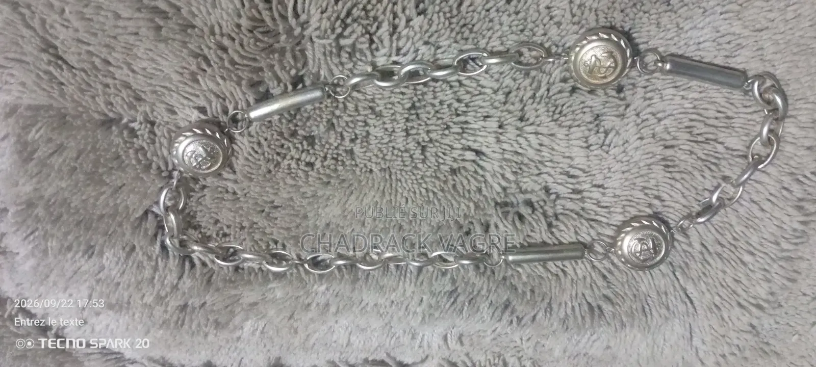 Chaîne Argent Blanc
