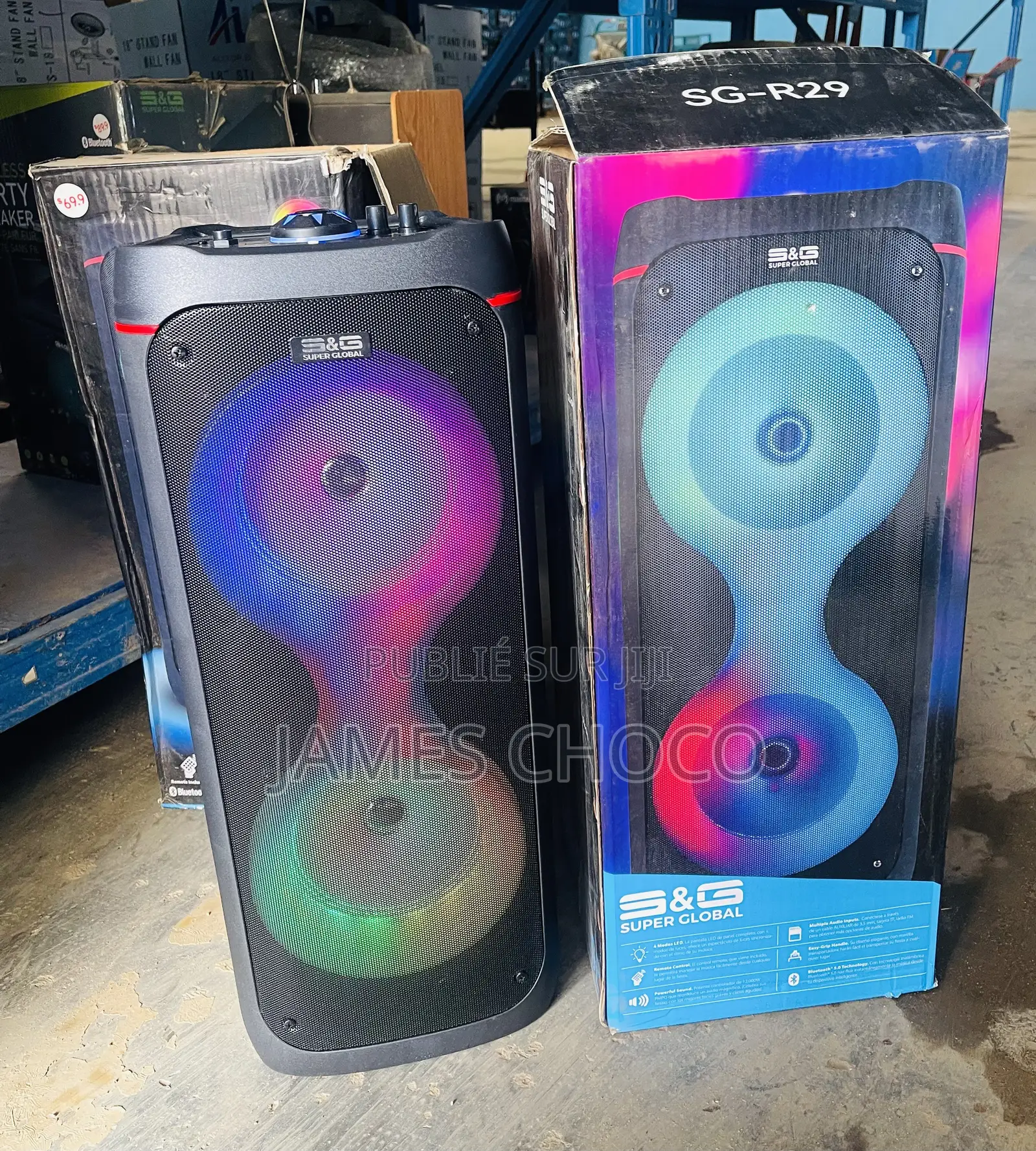 SG-R29 Haut Parleur Enceinte Bluetooth Rechargeable