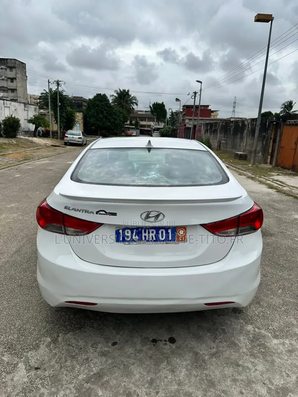 Hyundai Elantra GLS 2012 Blanc