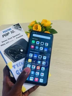 Tecno Pop 10C 64 GB Noir