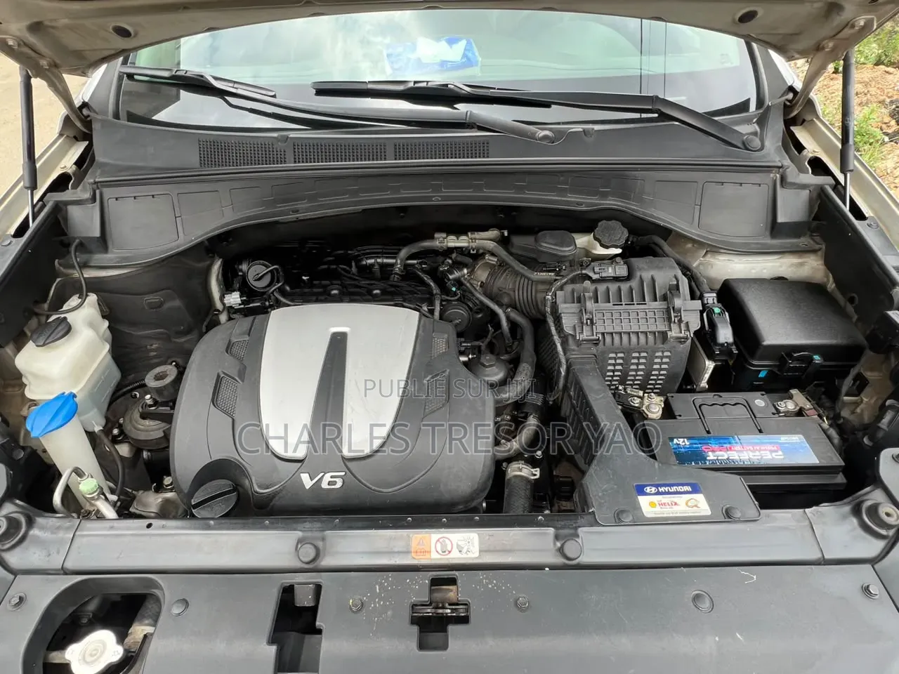 Hyundai Santa Fe Limited AWD 2016 Gris
