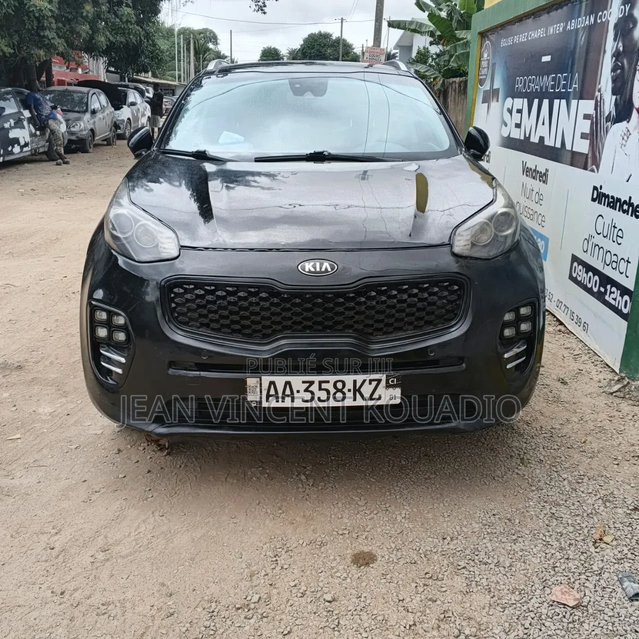 Kia Sportage EX 4dr SUV (2.4L 4cyl 6A) 2017 Noir