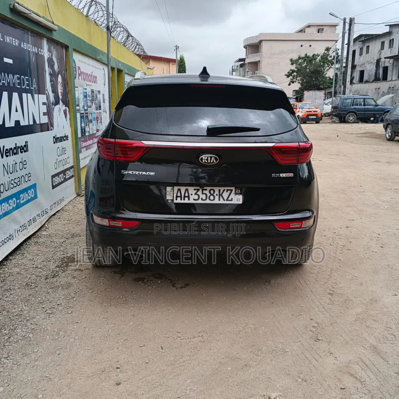 Kia Sportage EX 4dr SUV (2.4L 4cyl 6A) 2017 Noir