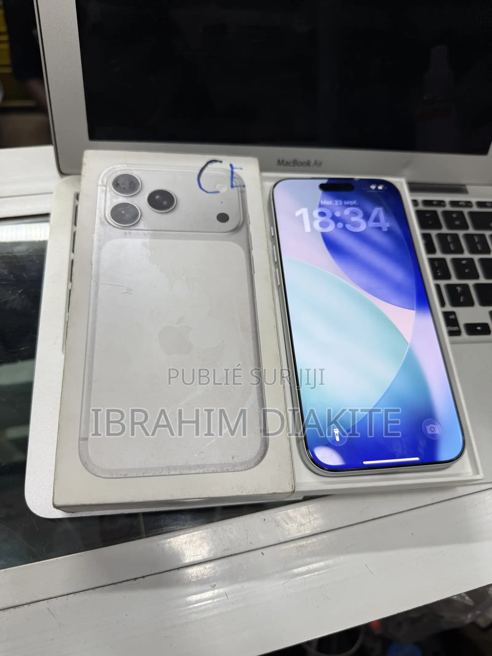 Pomme iPhone 17 Pro Max 256 GB Blanc