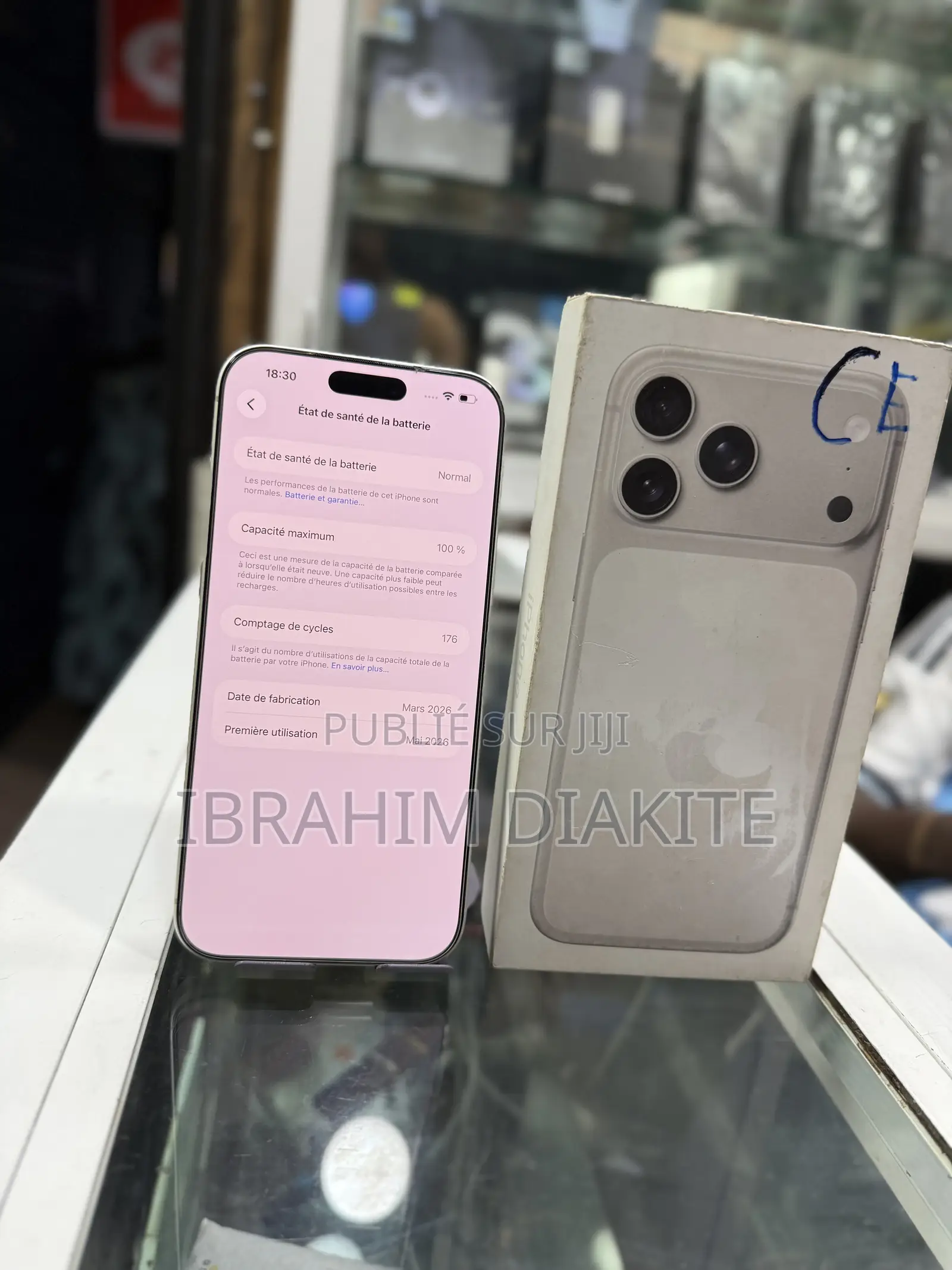 Pomme iPhone 17 Pro Max 256 GB Blanc