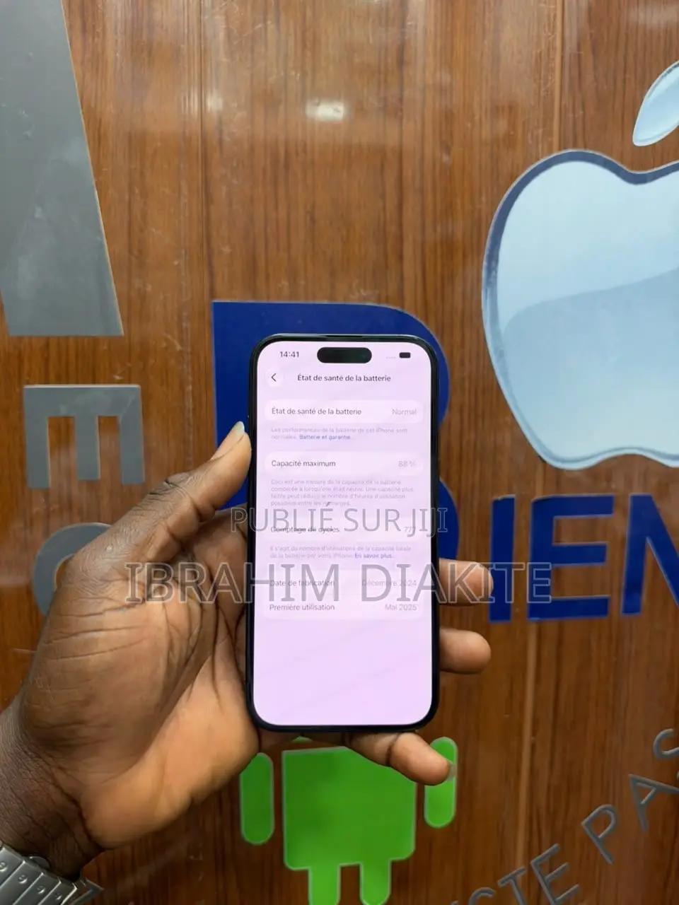 Pomme iPhone 16 128 GB Noir