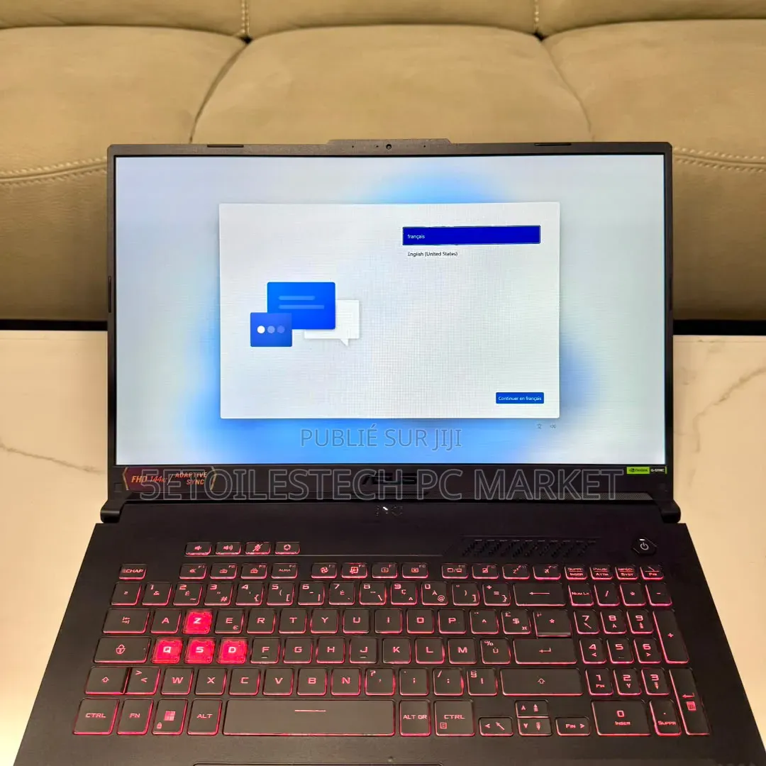 Nouveau Asus TUF Gaming F17 16GB Intel Core i7 SSD 512GB