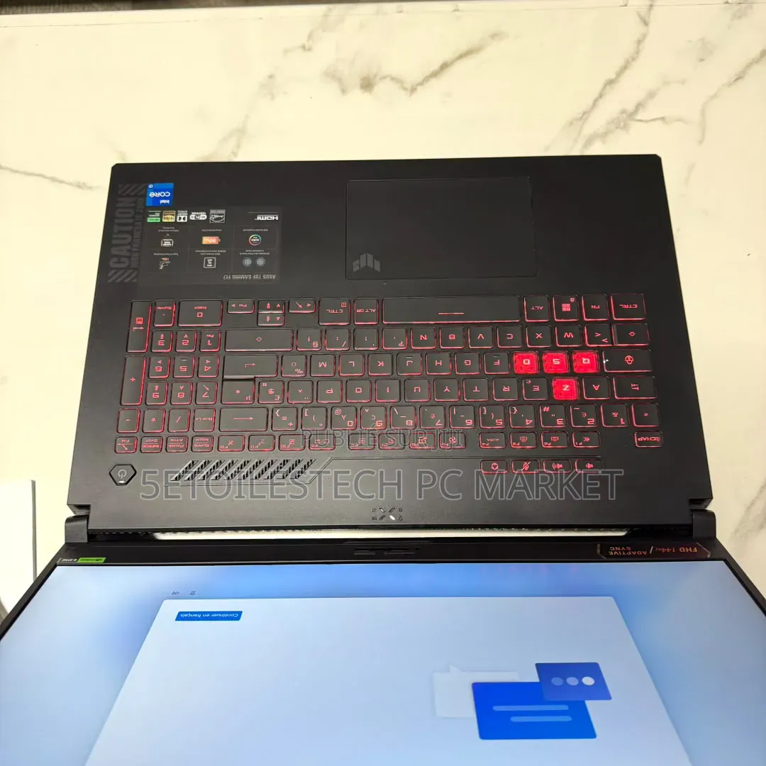 Nouveau Asus TUF Gaming F17 16GB Intel Core i7 SSD 512GB