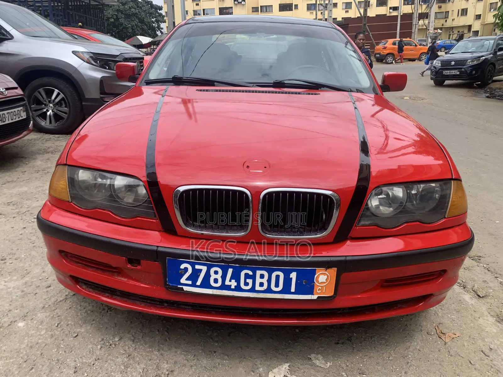 BMW 318ti 2002 Rouge