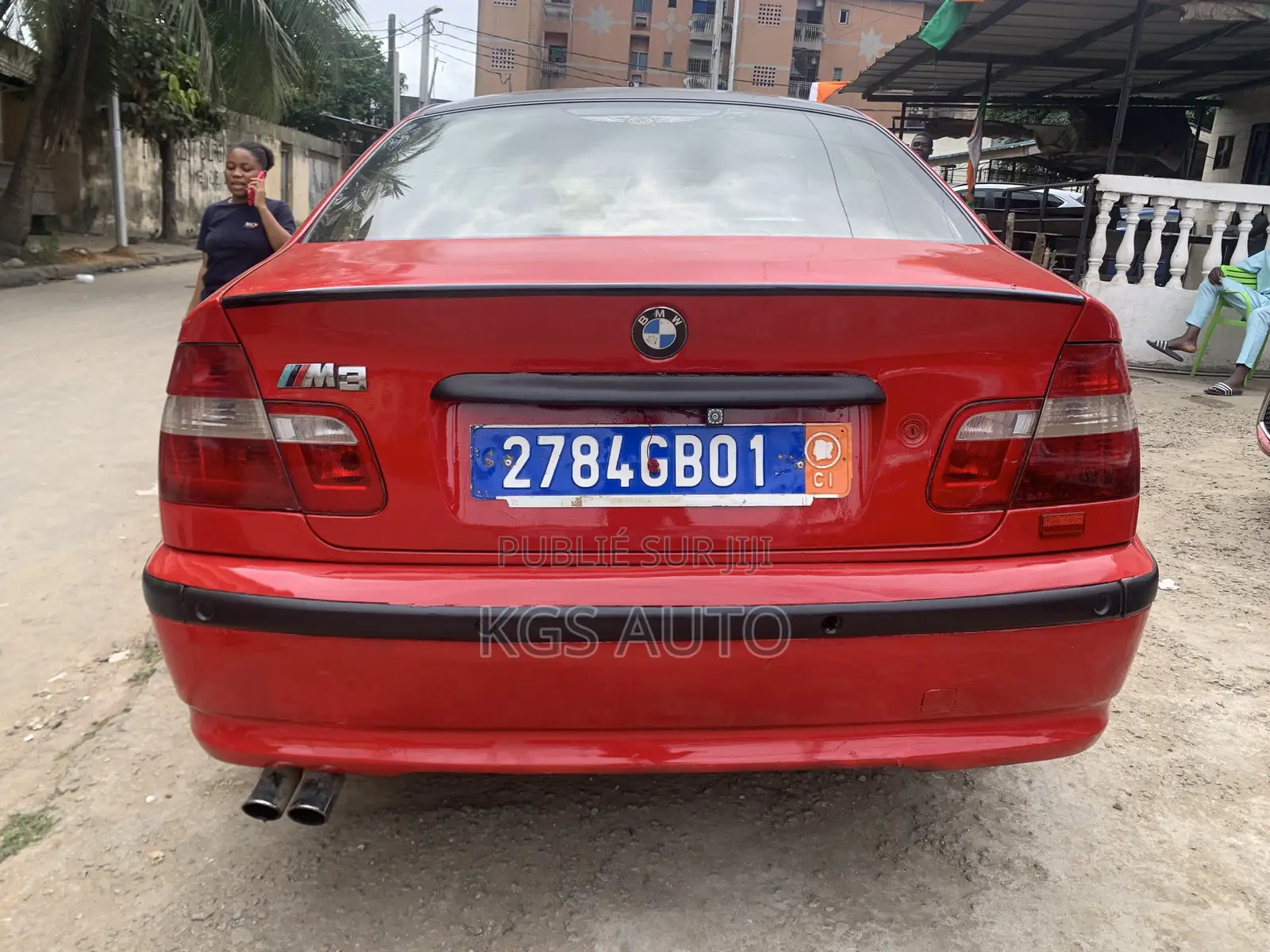 BMW 318ti 2002 Rouge