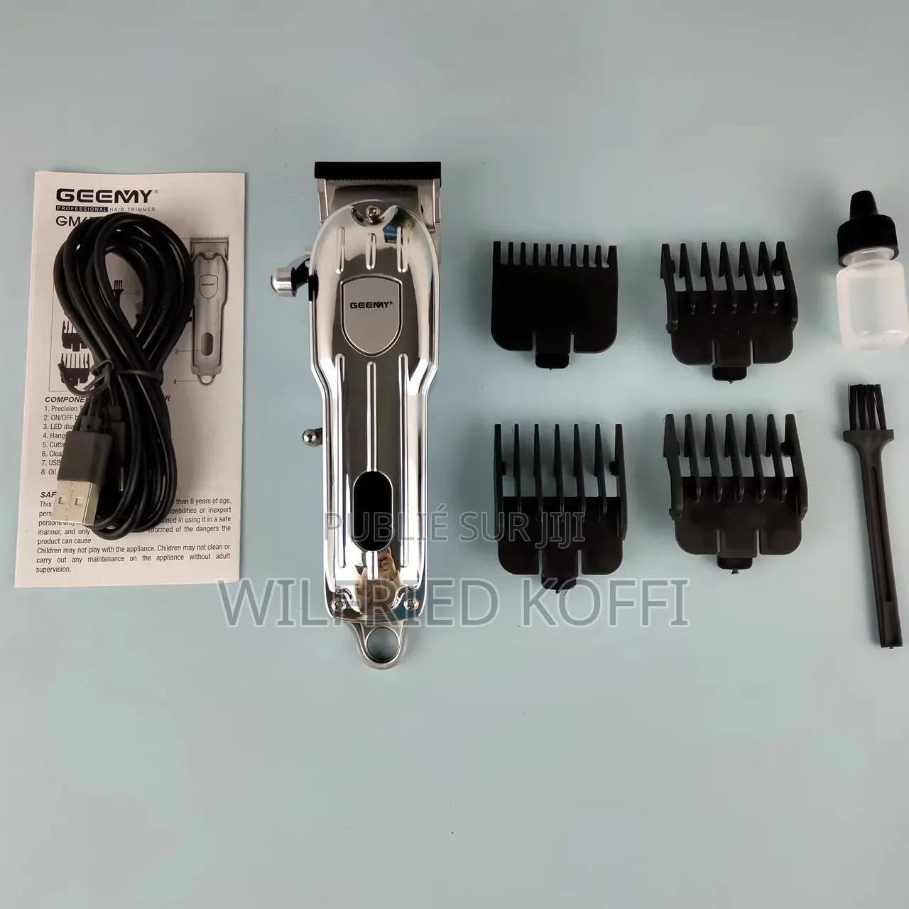 Tondeuse Professionnelle Rechargeable GEEMY GM6716