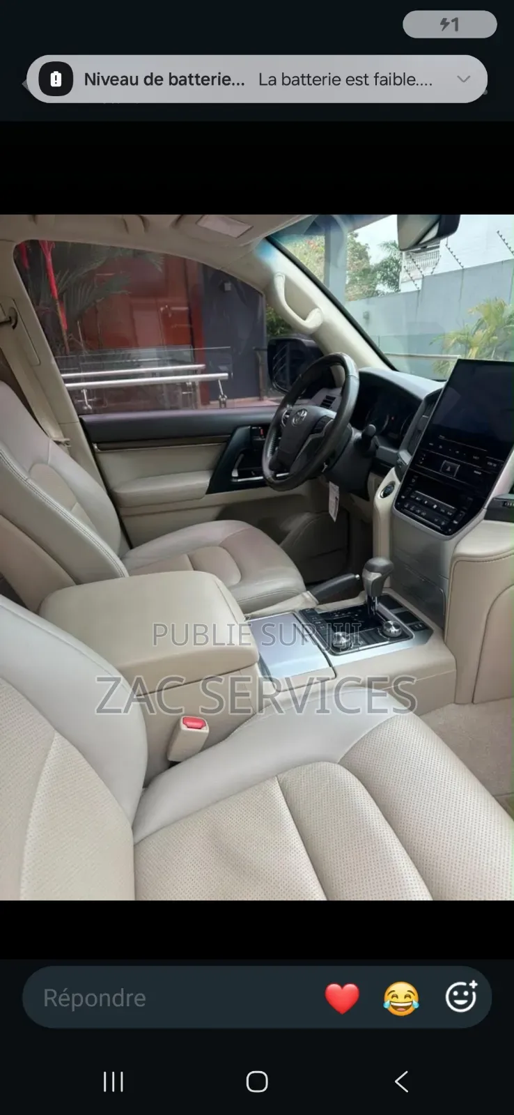 Toyota Land Cruiser 4.5 V8 VXR 2021 Noir