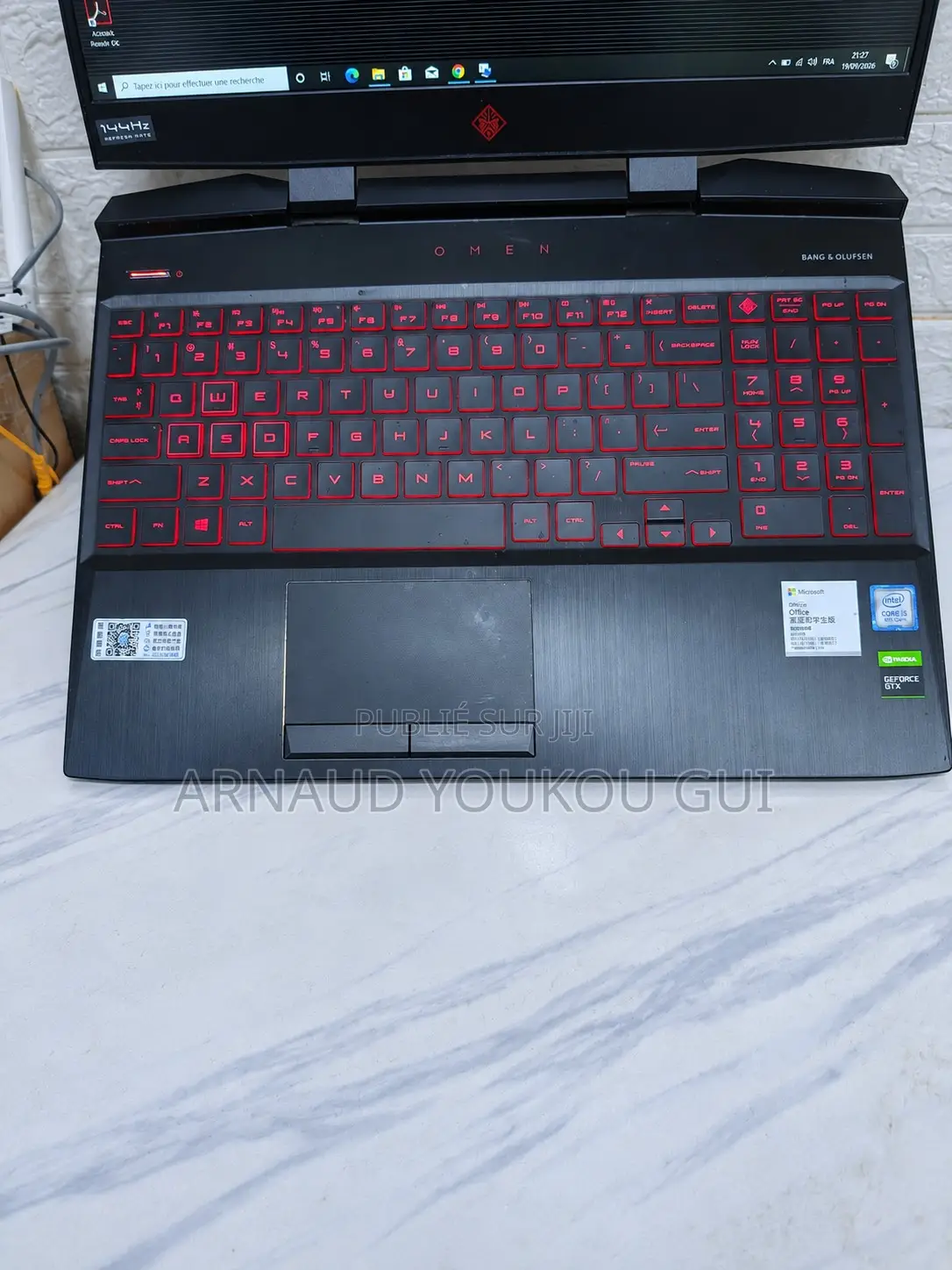 Ordinateur portable HP Omen 15 16GB Intel Core i5 SSD 512GB