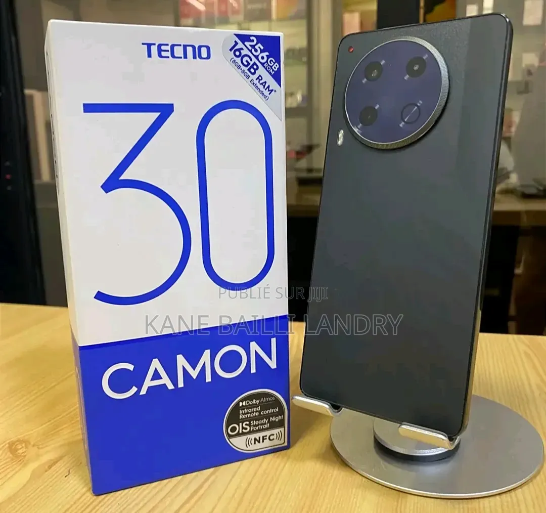 Nouveau Tecno Camon 30 256 GB Noir