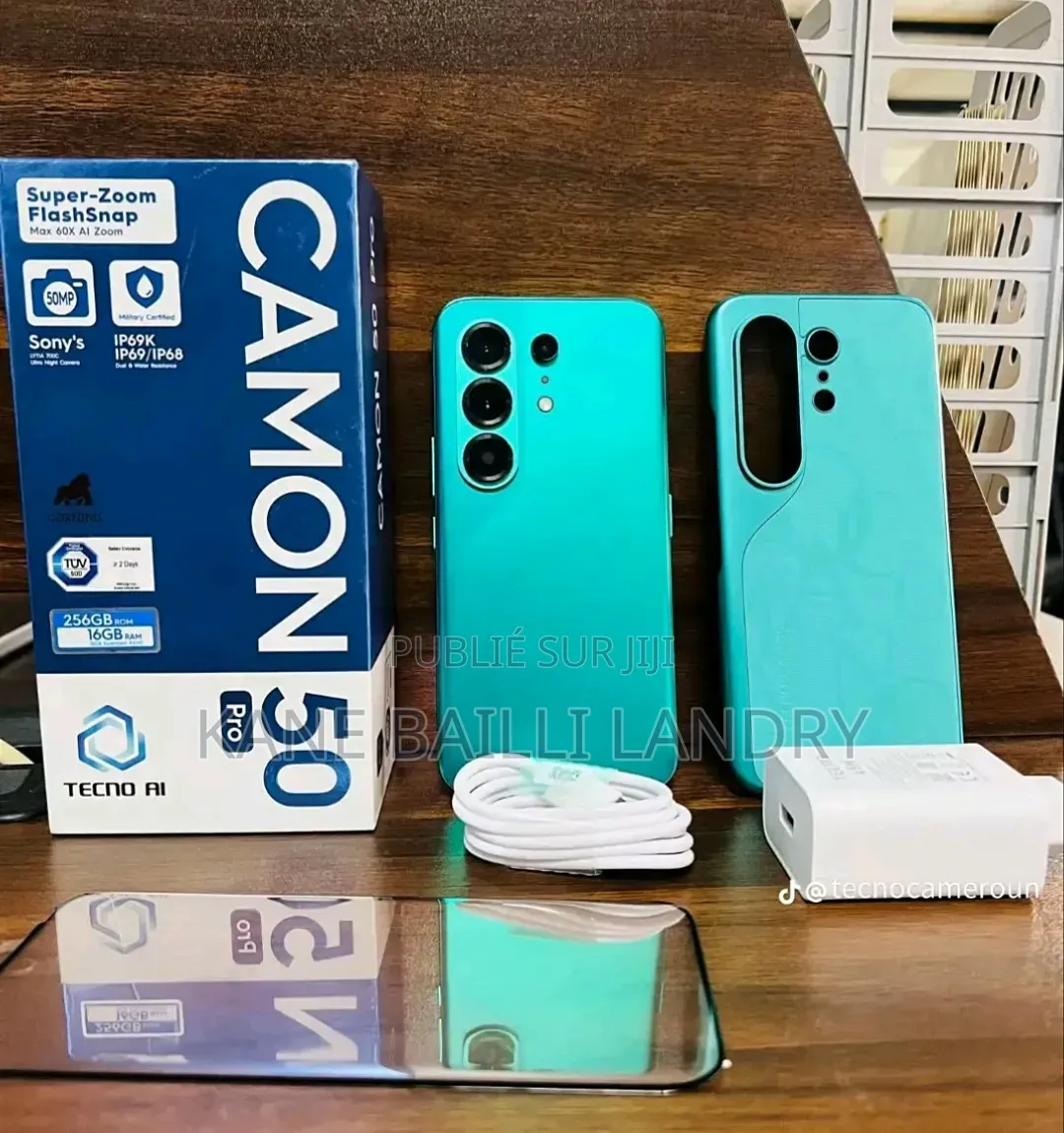 Nouveau Tecno Camon 50 Pro 256 GB Vert