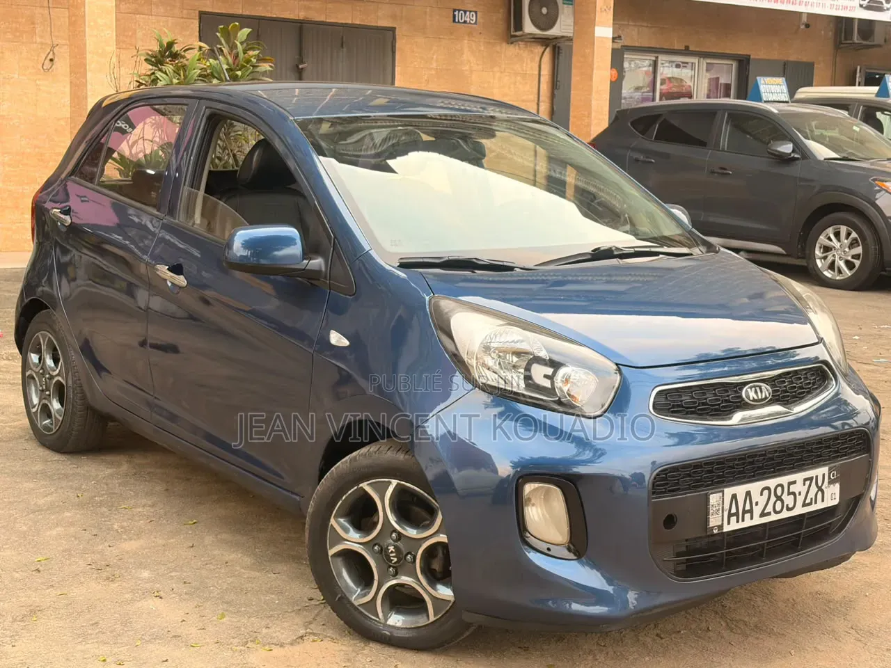 Kia Morning 2017 Bleu