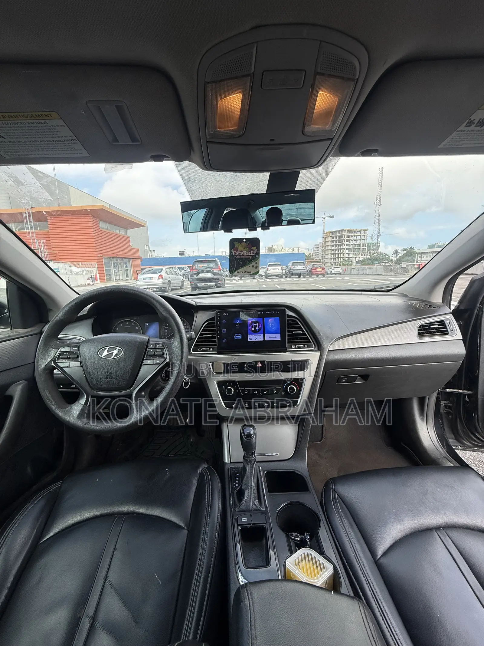 Hyundai Sonata Limited 2.0T Seban (2.0L 4cyl 6A) 2016 Noir