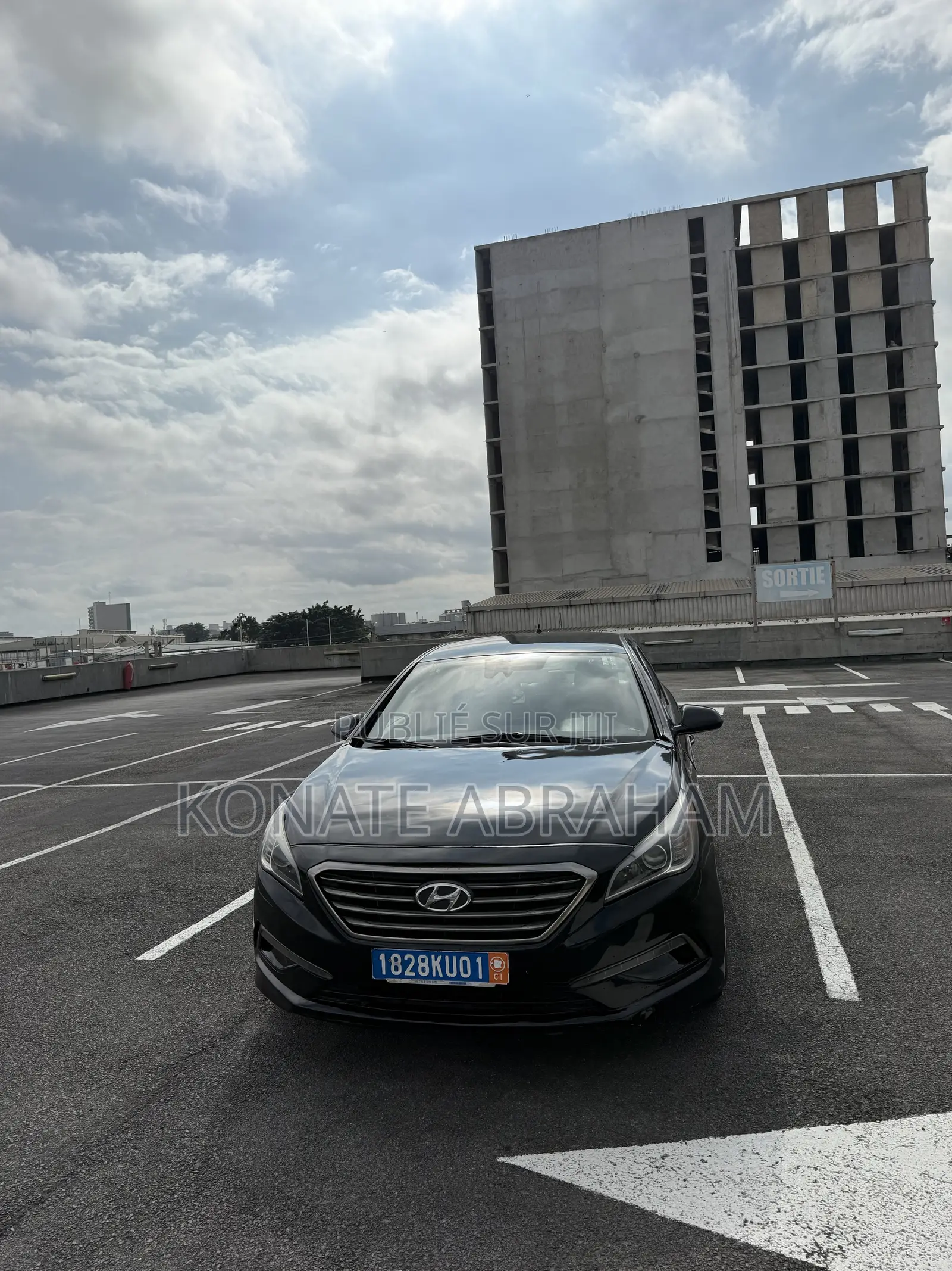 Hyundai Sonata Limited 2.0T Seban (2.0L 4cyl 6A) 2016 Noir