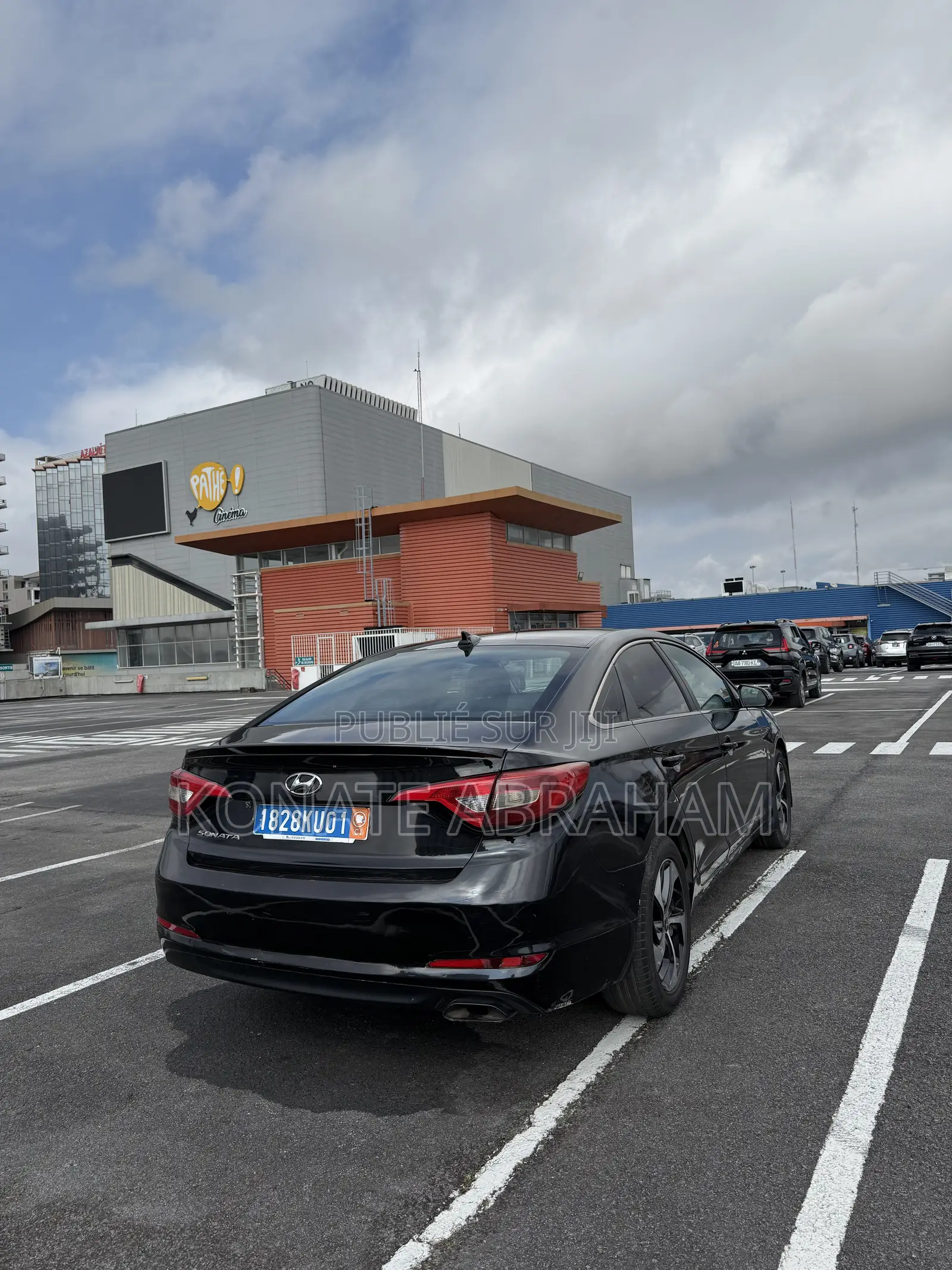 Hyundai Sonata Limited 2.0T Seban (2.0L 4cyl 6A) 2016 Noir