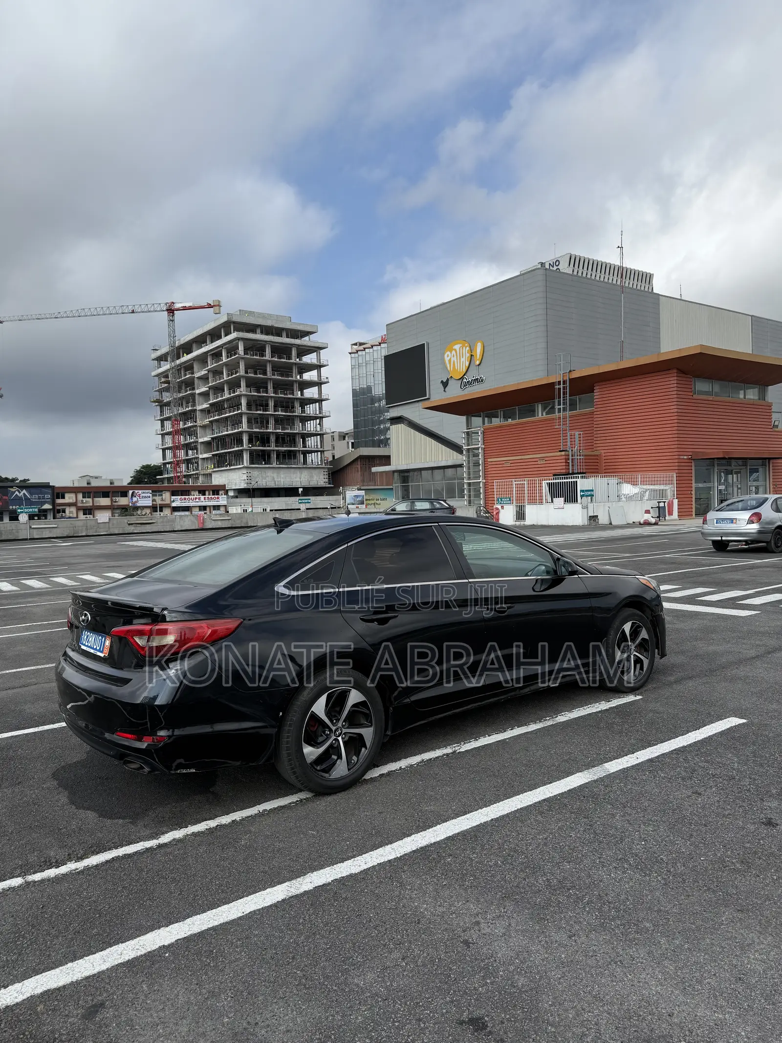 Hyundai Sonata Limited 2.0T Seban (2.0L 4cyl 6A) 2016 Noir