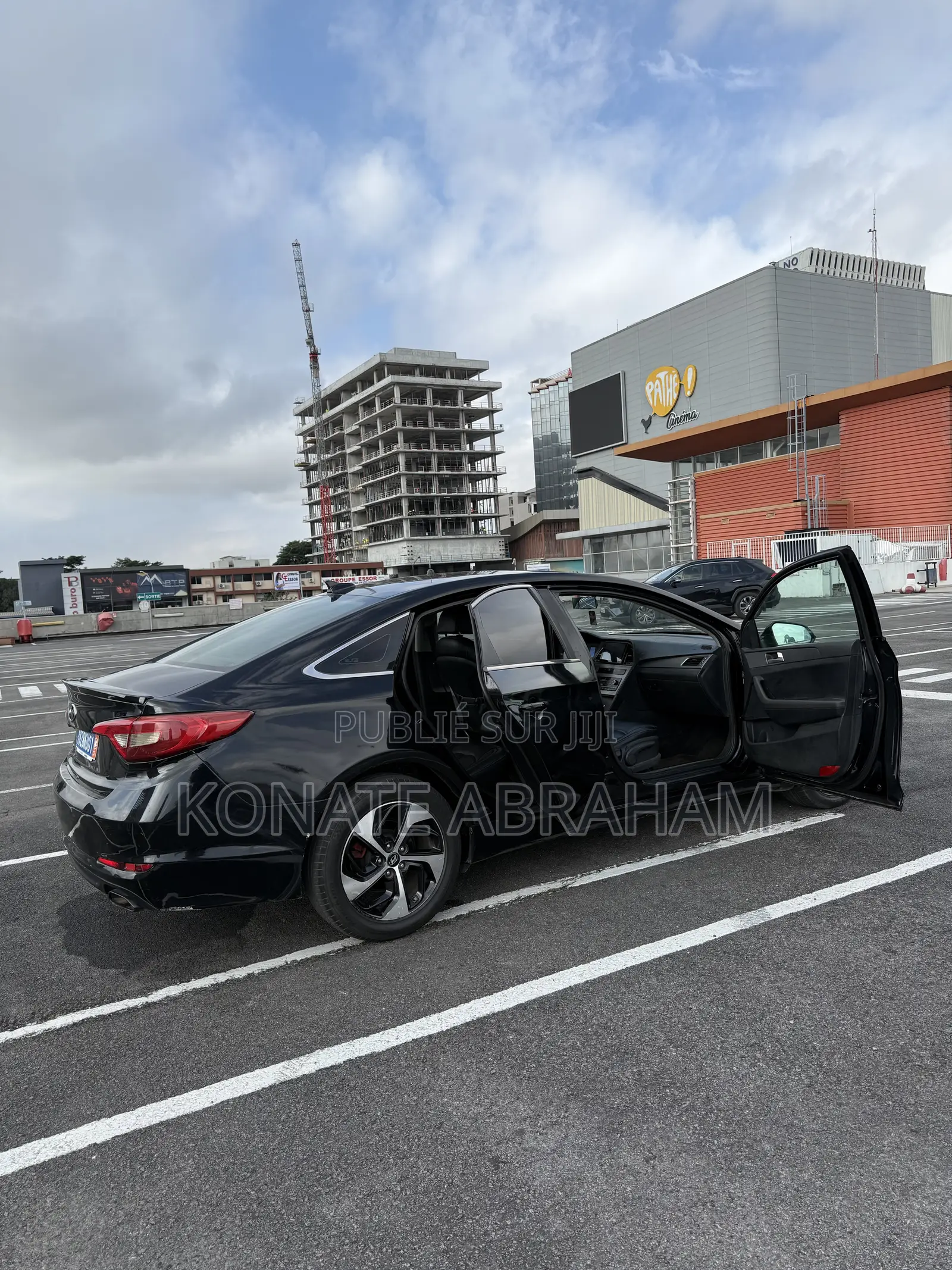 Hyundai Sonata Limited 2.0T Seban (2.0L 4cyl 6A) 2016 Noir