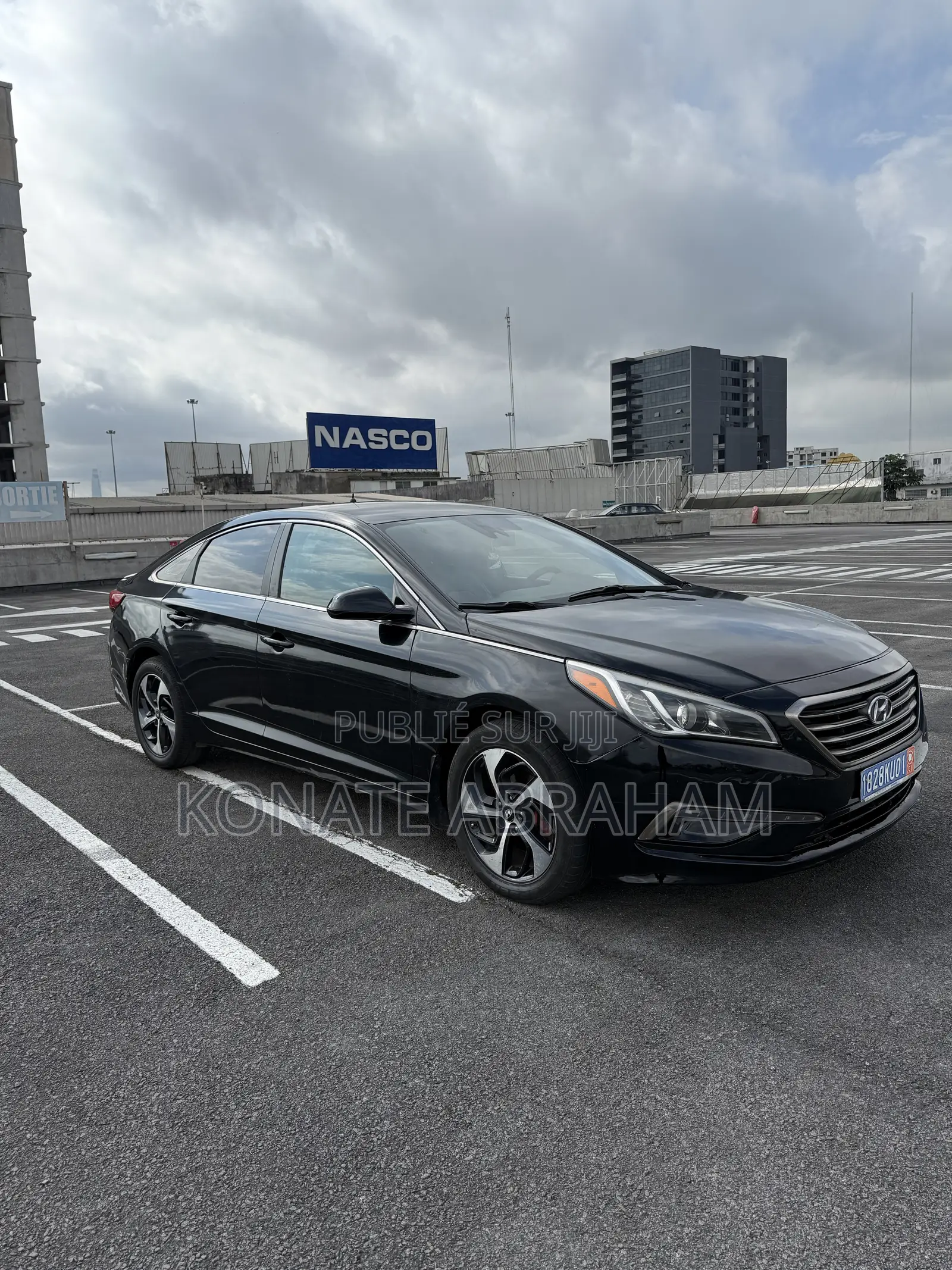 Hyundai Sonata Limited 2.0T Seban (2.0L 4cyl 6A) 2016 Noir
