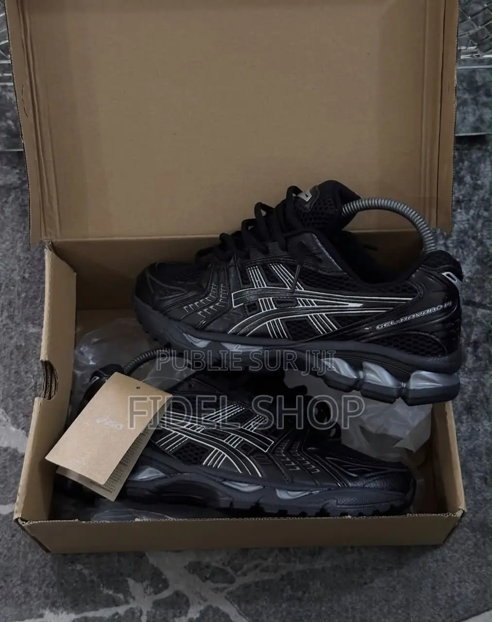 Asics Kayano 14 Black Silver