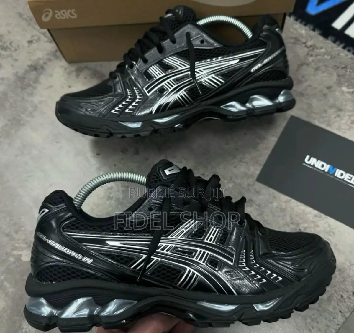 Asics Kayano 14 Black Silver