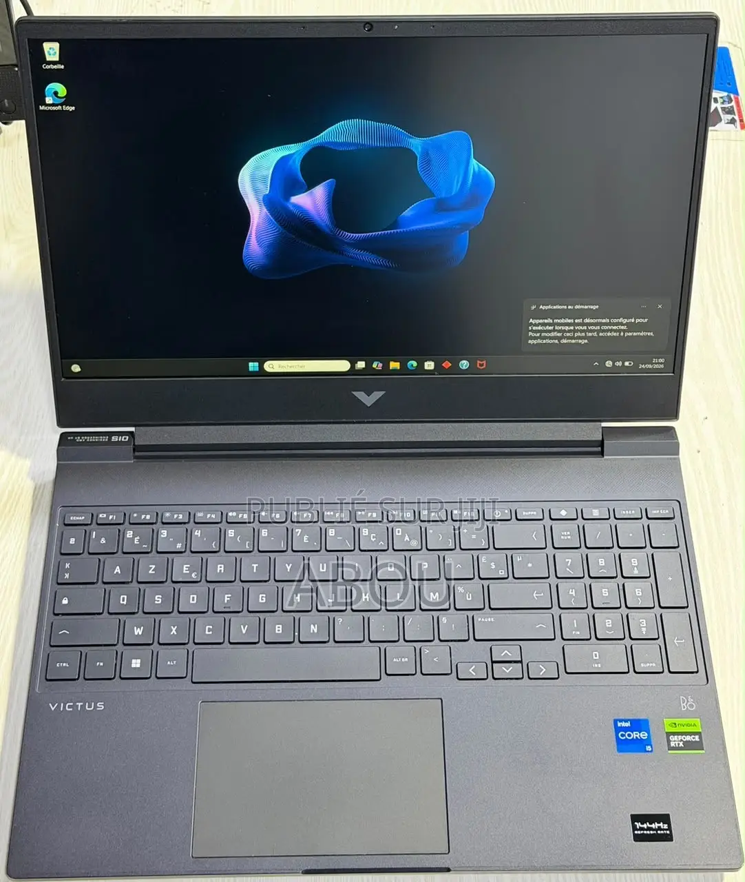 Ordinateur portable HP Victus 16 16GB Intel Core i5 SSD 512GB
