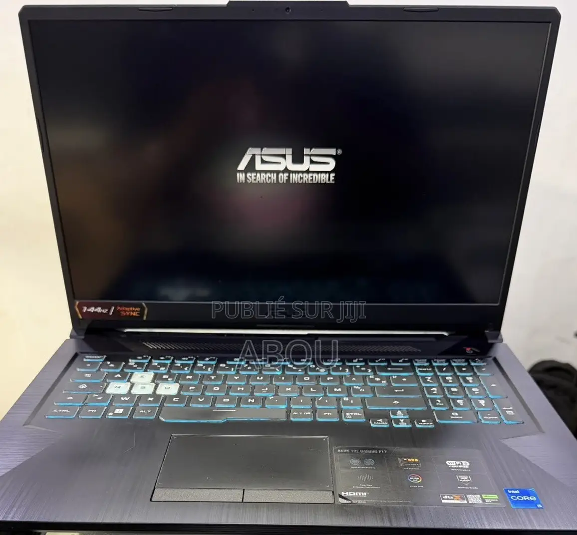 Ordinateur portable Asus TUF Gaming F17 16GB Intel Core i5 SSD 512GB