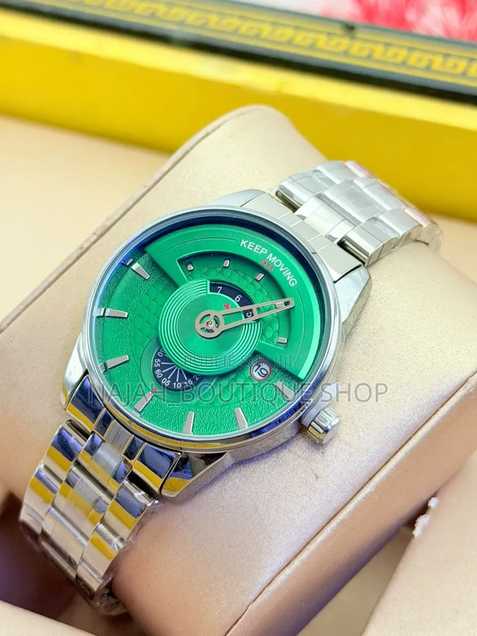 Keep Moving Montre Homme De Luxe Quartz Analogique