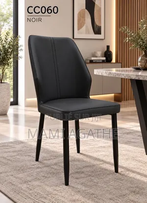 Chaise De Table À Manger en Cuir