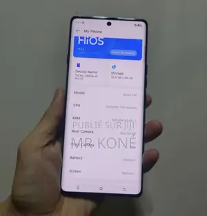 Nouveau Tecno Camon 40 256 GB Gris