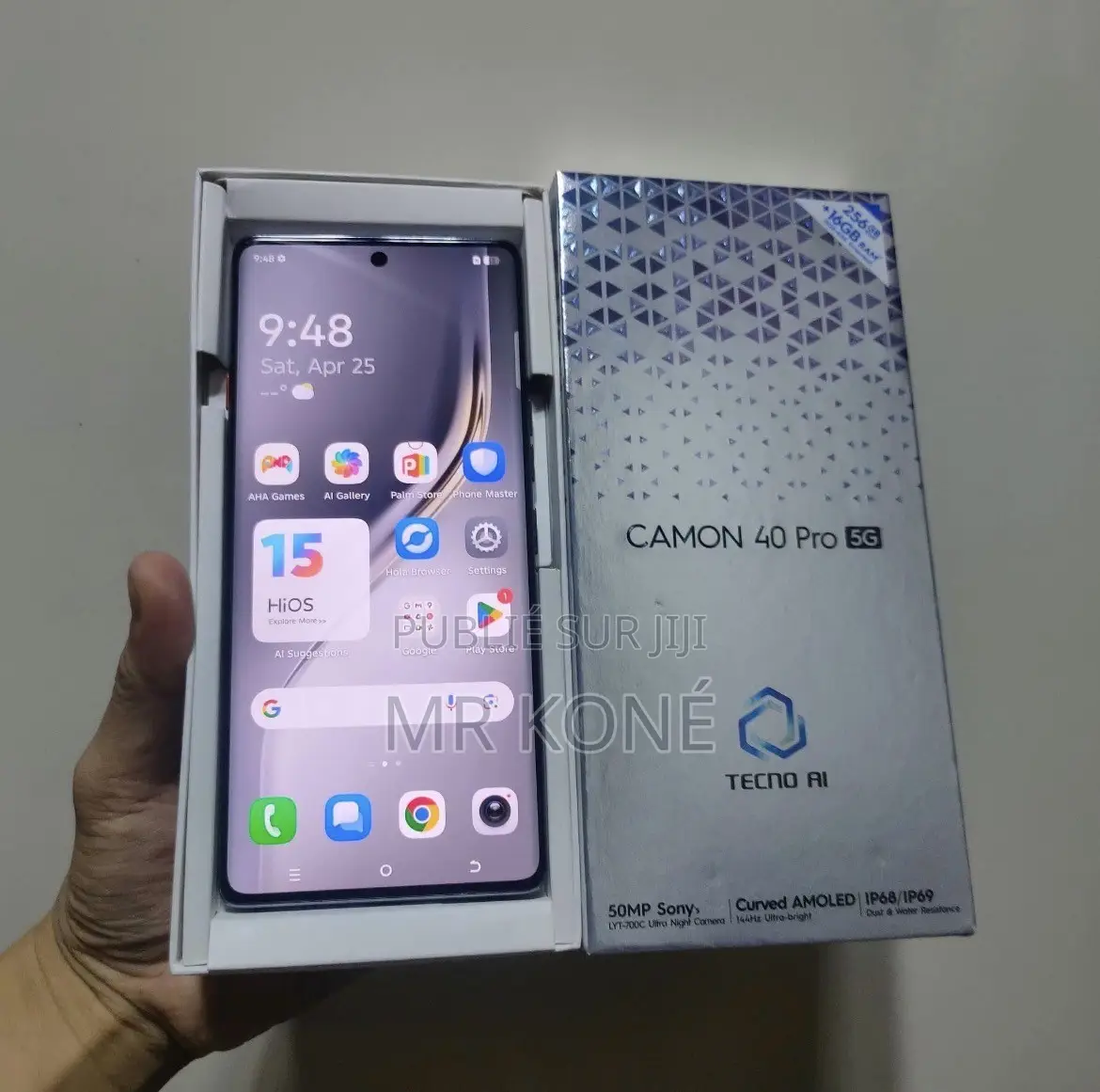 Nouveau Tecno Camon 40 256 GB Gris