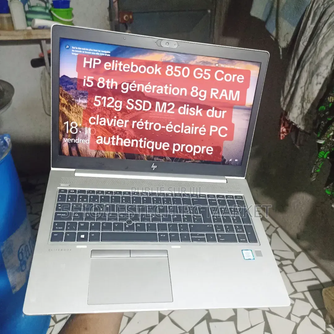 Nouveau HP EliteBook 850 G5 8GB Intel Core i5 SSD 512GB