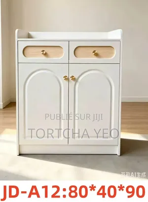  Buffet Blanc JD-A12 – Charme Intemporel, Style Irrésistible