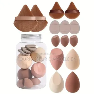 Ensemble De 14 Pièces Comprenant Une Éponge À Maquillage