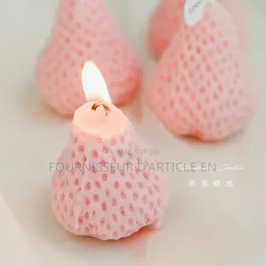 Bougies Parfumées À La Fraise.