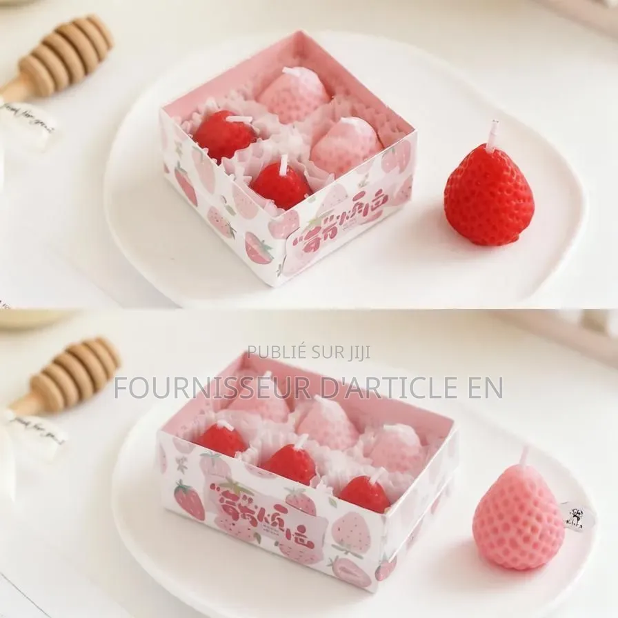 Bougies Parfumées À La Fraise.