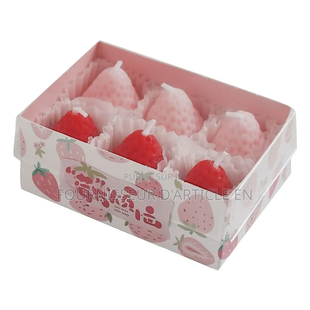 Bougies Parfumées À La Fraise.