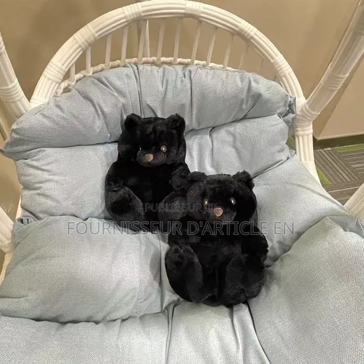 Chaussure Pantoufles Ours en Peluche.