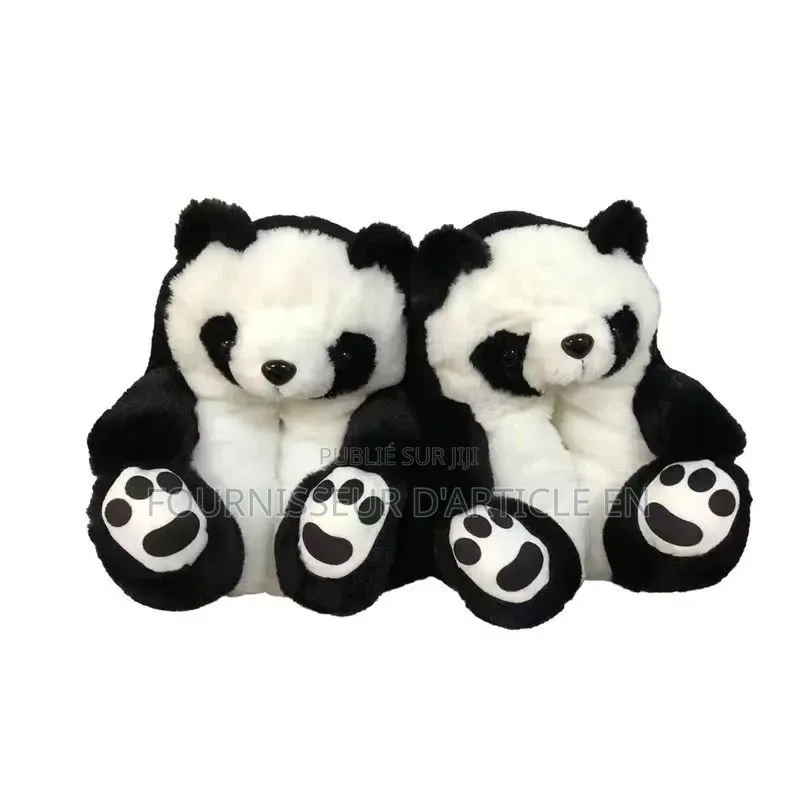 Chaussure Pantoufles Ours en Peluche.