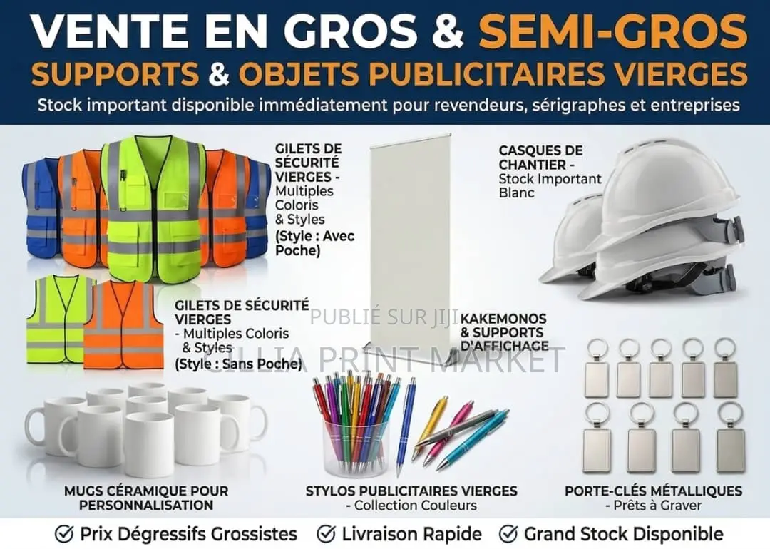 Vente en Gros Semi-Gros : Gilets De Sécurité / Chasubles