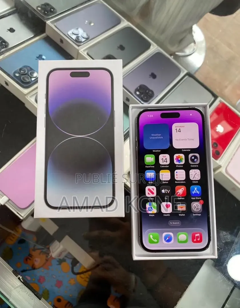 Nouveau Pomme iPhone 14 Pro 256 GB Noir